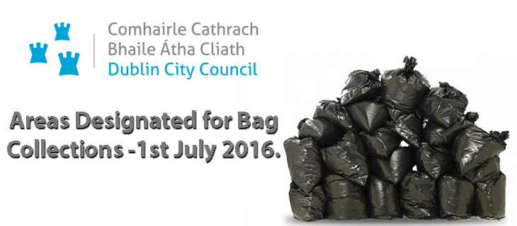 Designated List of Bag Collection Areas – Pay by Weight Legislation
