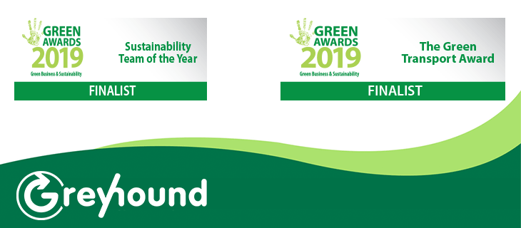 Greyhound Shortlisted for Green Awards 2019