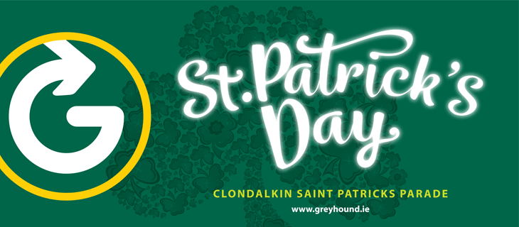 Greyhound Sponsor Clondalkin St Patrick’s Day Parade 2019