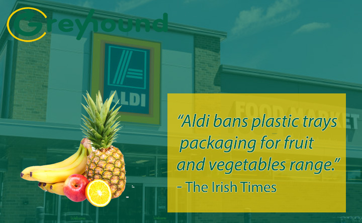Aldi bans plastic trays packaging for fruit and vegetables range