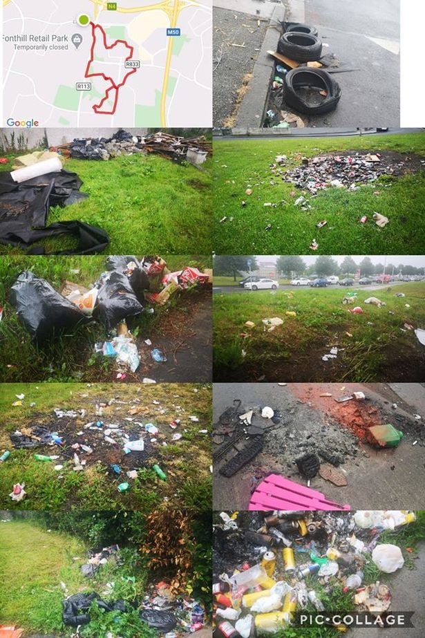 Illegal dumping in Dublin