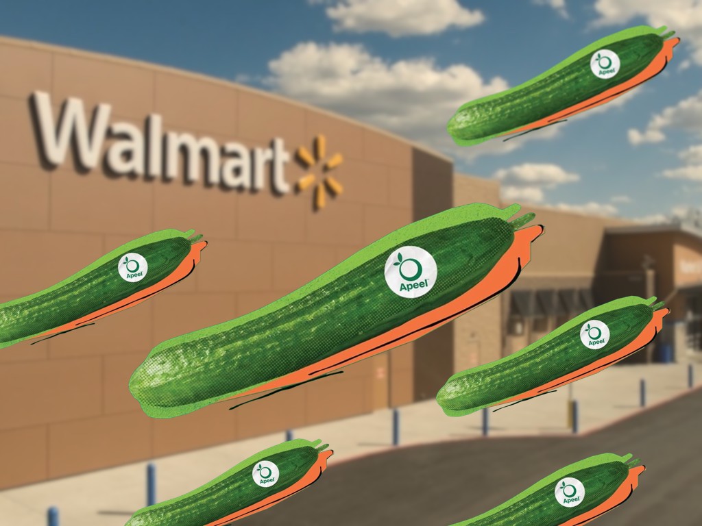 Walmart To Trial Plastic-Free Cucumbers With Edible Apeel Technology Made From Waste