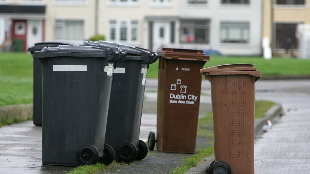 Black bins in Ireland
