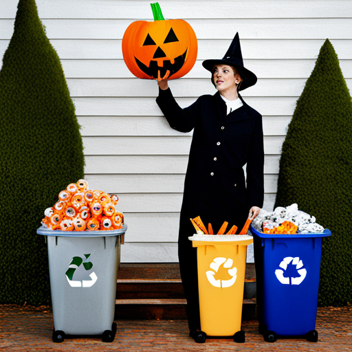 Save the Environment and Recycle Halloween Material
