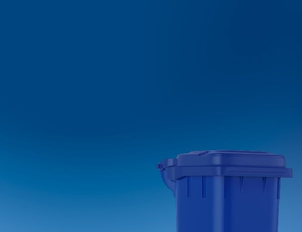 blue bin